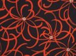 Photo4: 6514T05z400 Vintage Japanese Kimono Silk HAORI Flower Black (4)