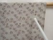 Photo5: 6514T06z640 Vintage Japanese Kimono Silk HAORI Flower Light gray (5)