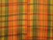 Photo3: 6514T07z550 Vintage Japanese Kimono Silk HAORI  Dark orange (3)