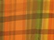 Photo4: 6514T07z550 Vintage Japanese Kimono Silk HAORI  Dark orange (4)