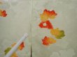 Photo6: 6514T10z590 Vintage Japanese Kimono Silk HAORI Ivy Soft green (6)