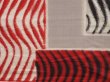 Photo6: 6514T11z630 Vintage Japanese Kimono Silk TSUMUGI  Dark red  Light gray (6)