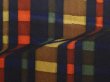 Photo4: 6515T03z580 Vintage Japanese Kimono Silk HAORI  Dark navy (4)