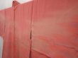 Photo2: 6515T07z560  Japanese Kimono Silk HAORI Shading off Coral pink (2)