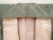 Photo7: 6515T12z1060 Vintage Japanese Kimono Silk KOMON Bird Sage green (7)