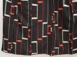 Photo4: 6515T13z740 Vintage Japanese Kimono Silk MEISEN KOMON  Black (4)