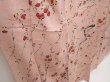 Photo3: 6515T14z700 Vintage Japanese Kimono Silk KOMON Plum blossom Pink (3)