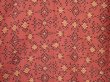 Photo5: 6515T15z700 Antique Japanese Kimono Silk KOMON  Red-Brown (5)