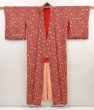 Photo8: 6515T15z700 Antique Japanese Kimono Silk KOMON  Red-Brown (8)