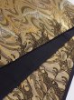 Photo3: 6518i04z830  Japanese Kimono Silk FUKURO OBI Flying crane Gold 168.5x12.2 (3)