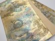 Photo1: 6518i07z780  Japanese Kimono Silk Zentsu FUKURO OBI Ukiyoe Gold 176.4x12.2 (1)