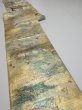 Photo7: 6518i07z780  Japanese Kimono Silk Zentsu FUKURO OBI Ukiyoe Gold 176.4x12.2 (7)