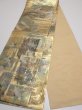 Photo8: 6518i07z780  Japanese Kimono Silk Zentsu FUKURO OBI Ukiyoe Gold 176.4x12.2 (8)
