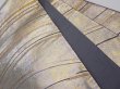 Photo3: 6518i09z820  Japanese Kimono Silk FUKURO OBI  Silver 171.7x12.2 (3)