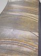 Photo4: 6518i09z820  Japanese Kimono Silk FUKURO OBI  Silver 171.7x12.2 (4)