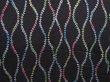 Photo3: 6518T01z600 Vintage Japanese Kimono Silk HAORI Tatewaku Black (3)