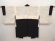 Photo6: 6518T02z540 Vintage Japanese Kimono Silk HAORI Chrysanthemum Black (6)