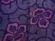 Photo3: 6518T03z370 Antique Japanese Kimono Silk SHIBORI HAORI Camellia 	Dark lavender (3)