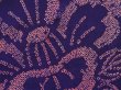 Photo4: 6518T03z370 Antique Japanese Kimono Silk SHIBORI HAORI Camellia 	Dark lavender (4)