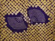 Photo3: 6518T05z410 Antique Japanese Kimono Silk SHIBORI HAORI Dark lavender (3)