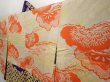 Photo8: 6518T05z410 Antique Japanese Kimono Silk SHIBORI HAORI Dark lavender (8)
