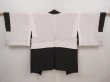 Photo7: 6518T06z620 Vintage Japanese Kimono Silk HAORI Plum blossom Black (7)