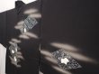 Photo2: 6518T08z550 Vintage Japanese Kimono Silk HAORI Flowers Black (2)