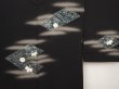 Photo3: 6518T08z550 Vintage Japanese Kimono Silk HAORI Flowers Black (3)