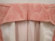 Photo7: 6518T11z850 Vintage Japanese Kimono Silk KOMON Cloud Coral pink (7)