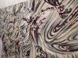 Photo2: 6518T12z680 Vintage Japanese Kimono Silk KOMON Wave Sand beige (2)