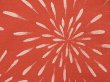 Photo4: 6519T03z440 Vintage Japanese Kimono Silk HAORI Fireworks Red-Brown (4)