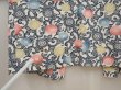 Photo5: 6519T05z570 Vintage Japanese Kimono Silk HAORI Chrysanthemum Blue-Gray (5)