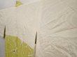 Photo7: 6519T06z560 Vintage Japanese Kimono Silk HAORI Plum blossom Lime green (7)
