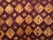 Photo3: 6519T07z590 Vintage Japanese Kimono Silk HAORI  Purple-Brown (3)