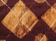 Photo4: 6519T07z590 Vintage Japanese Kimono Silk HAORI  Purple-Brown (4)