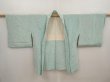 Photo5: 6519T08z840 Vintage Japanese Kimono Silk HAORI Plum blossom Light blue (5)