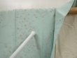 Photo6: 6519T08z840 Vintage Japanese Kimono Silk HAORI Plum blossom Light blue (6)