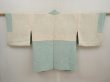 Photo8: 6519T08z840 Vintage Japanese Kimono Silk HAORI Plum blossom Light blue (8)