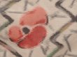 Photo4: 6519T09z470 Vintage Japanese Kimono Silk MEISEN HAORI Flower Light peach (4)