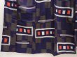 Photo4: 6519T12z570 Vintage Japanese Kimono Silk MEISEN KOMON  Dark navy (4)