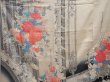 Photo8: 6519T13z960 Vintage Japanese Kimono Silk TSUKESAGE Flowers Off-white (8)