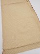 Photo3: 1D01z60  Japanese Kimono Silk  FABRIC Shibori Sulfur yellow 40.2x14.8 (3)