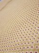 Photo1: 1D02z60  Japanese Kimono Silk  FABRIC Shibori Sulfur yellow 40.6x14.8 (1)