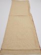 Photo6: 1D02z60  Japanese Kimono Silk  FABRIC Shibori Sulfur yellow 40.6x14.8 (6)
