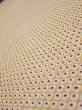 Photo5: 1D05z90  Japanese Kimono Silk  FABRIC Shibori Sulfur yellow 62.2x14.8 (5)