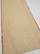 Photo3: 1D06z80  Japanese Kimono Silk  FABRIC Shibori Sulfur yellow 59.8x14.8 (3)