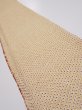 Photo1: 1D07z40  Japanese Kimono Silk  FABRIC Shibori Sulfur yellow 55.9x7.3 (1)