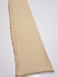 Photo2: 1D07z40  Japanese Kimono Silk  FABRIC Shibori Sulfur yellow 55.9x7.3 (2)