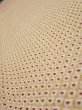 Photo4: 1D07z40  Japanese Kimono Silk  FABRIC Shibori Sulfur yellow 55.9x7.3 (4)