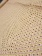Photo4: 1D09z50  Japanese Kimono Silk  FABRIC Shibori Sulfur yellow 76.8x7.3 (4)